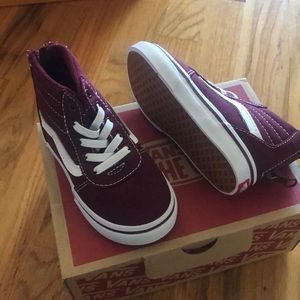 Burgundy Vans
